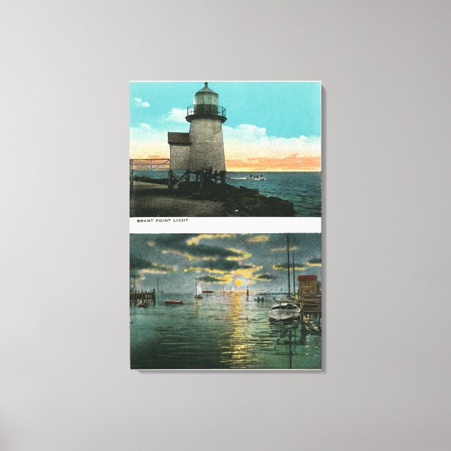 View of the Brant Point Lighthouse Canvas Print (Front)