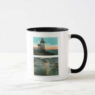 View of the Brant Point Lighthouse Mug