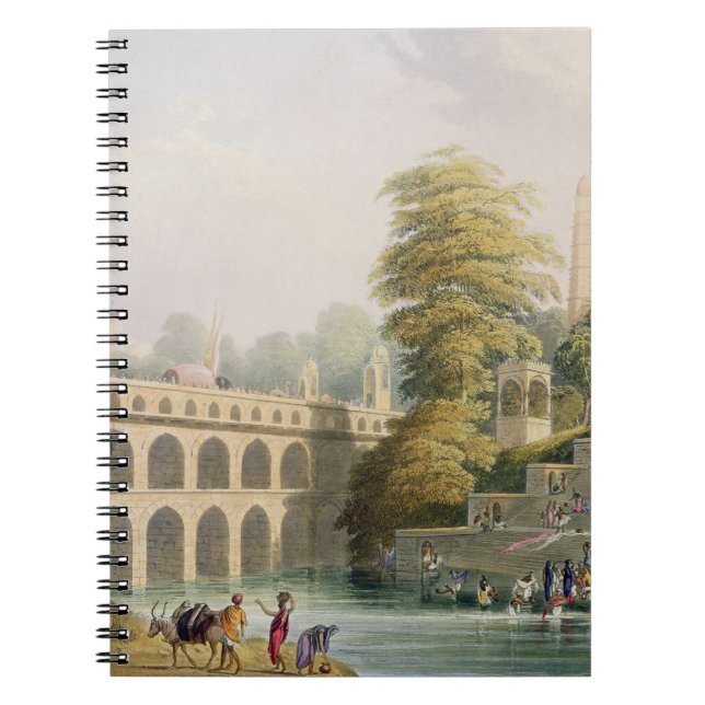 View of the Bridge near Baroda in Guzerat, from Vo Notebook (Front)