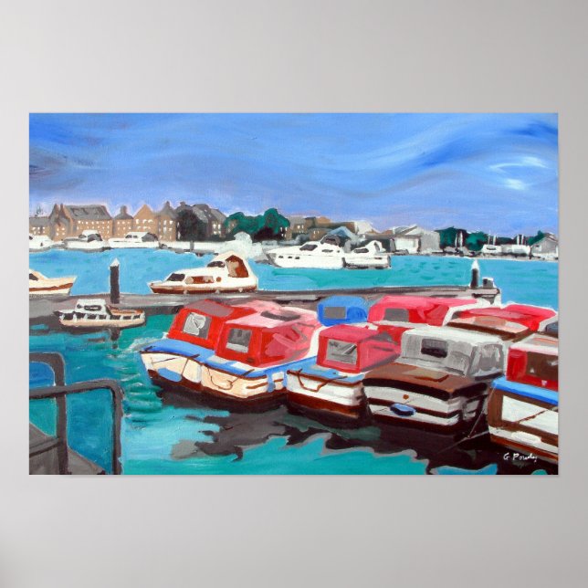 View of The Broads Poster (Front)