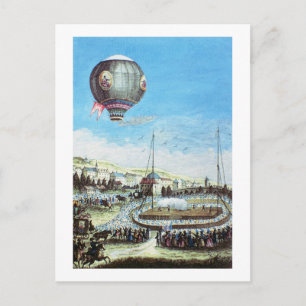 View of the Brolteaux in Lyon and the third flight Postcard