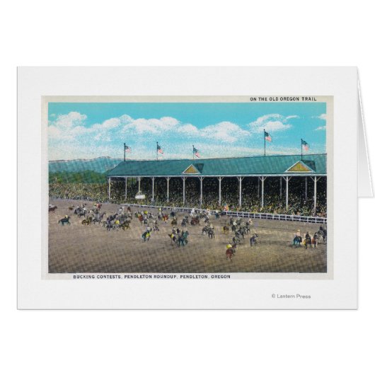 View of the Bucking Contests Cards (Front Horizontal)