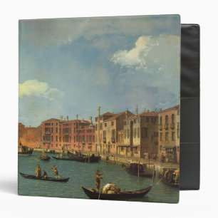 View of the Canal of Santa Chiara, Venice 3 Ring Binder