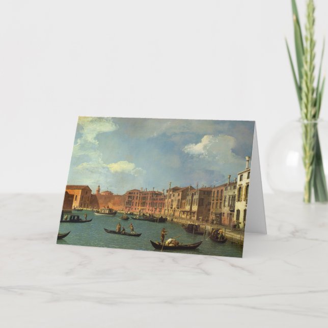 View of the Canal of Santa Chiara, Venice Holiday Card (Front)