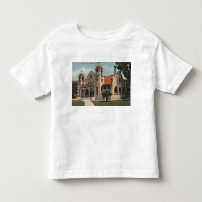 View of the Carnegie Public Library Toddler T-shirt (Front)