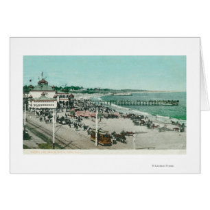 View of the Casino, Beach, and Pier Cards