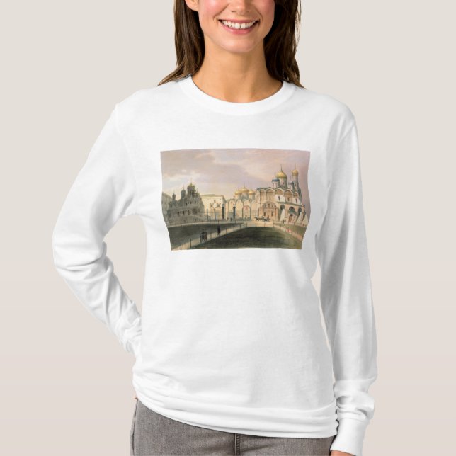 View of the Cathedrals in the Moscow Kremlin T-Shirt (Front)