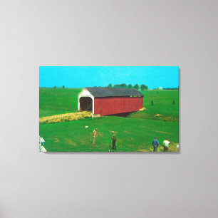 View of the Catlin Bridge Canvas Print