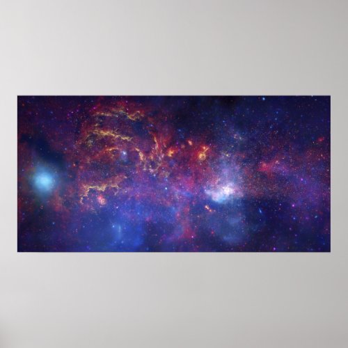 View of the Center of the Milky Way Galaxy Poster