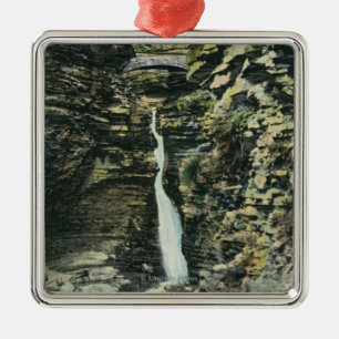 View of the Central Cascade Metal Ornament