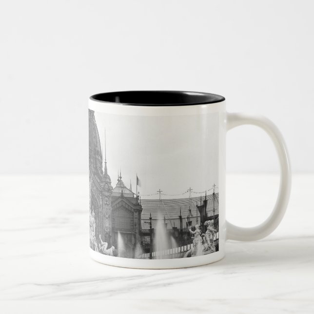 View of the Central Dome and the Fountain Two-Tone Coffee Mug (Right)