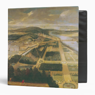View of the Chateau and Gardens of St. Cloud, 3 Ring Binder