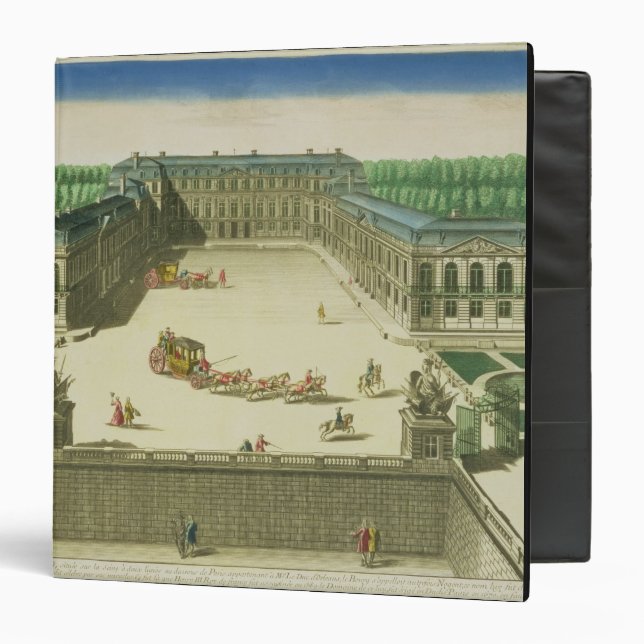View of the Chateau of St. Cloud, engraved by Anto Binder (Front/Inside)