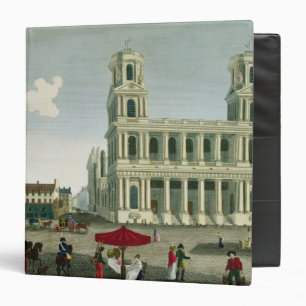 View of the Church of Saint-Sulpice 3 Ring Binder