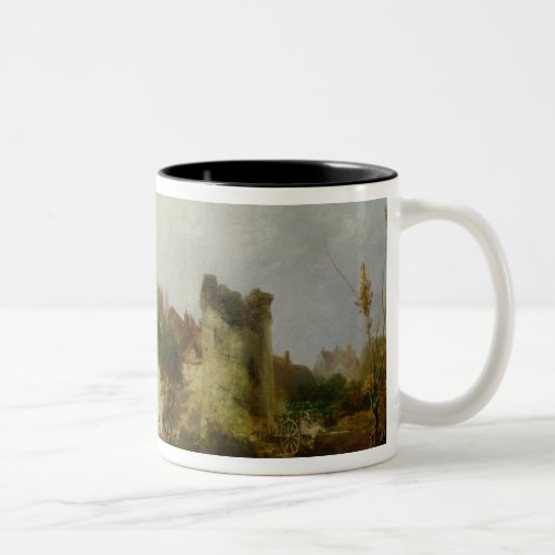 View of the Church of St Peter Caen 1841 Two_Tone Coffee Mug