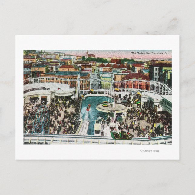 View of the Chutes from Above # 2 Postcard (Front)