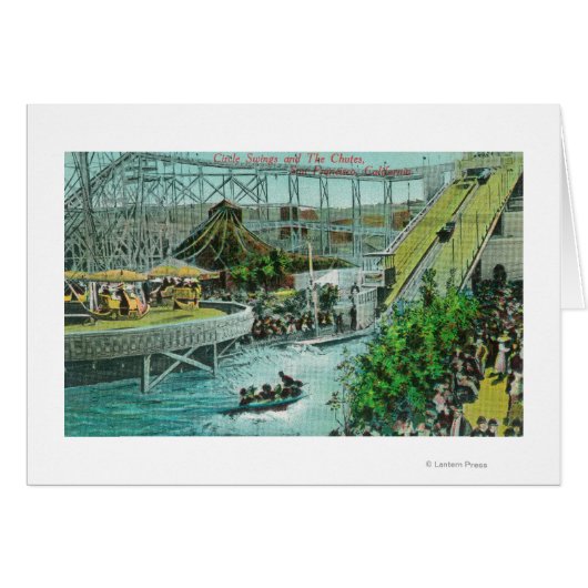 View of the Circle Swings and the Chutes (Front Horizontal)