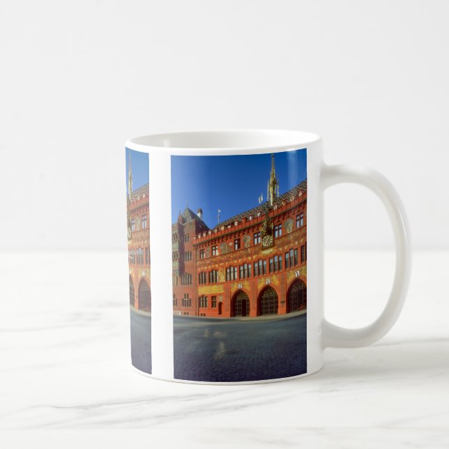 View of the City Hall of Basel, Switzerland Coffee Mug (Right)