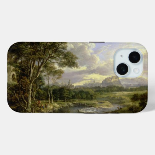 View of the City of Edinburgh c1822 iPhone 15 Case