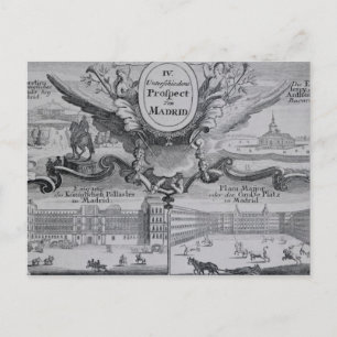 View of the city of Madrid Postcard