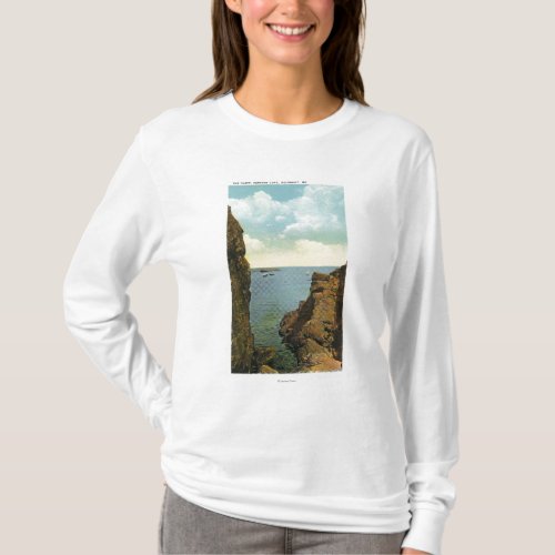 View of the Cleft at Perkins Cove T_Shirt