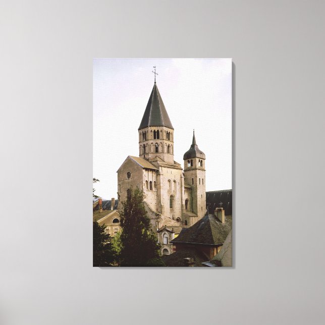 View of the Clocher de l'Eau Benite Canvas Print (Front)