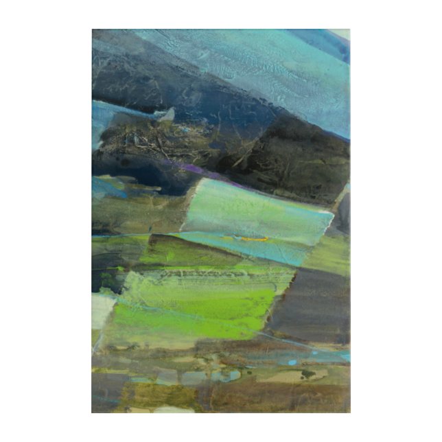 View of the Coast II | Abstract Print 6 Acrylic Print (Front)