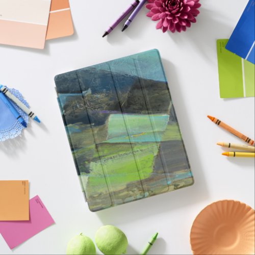 View of the Coast II  Abstract Print iPad Smart Cover