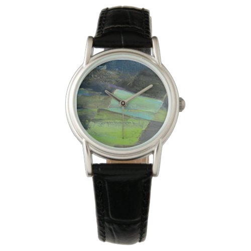 View of the Coast II  Abstract Print Watch