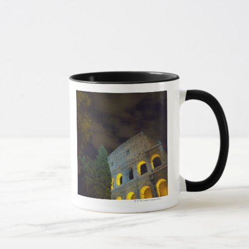 View of the Coloseum in Rome at night Mug