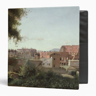 View of the Colosseum from the Farnese Gardens 3 Ring Binder