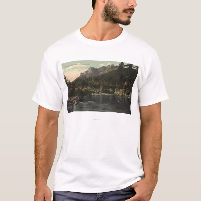 View of the Crags, Castle Rock T-Shirt (Front)