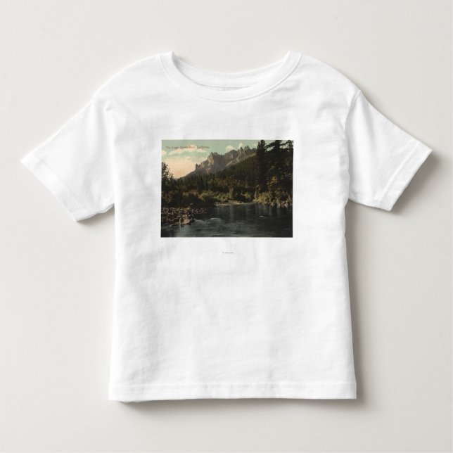 View of the Crags, Castle Rock Toddler T-shirt (Front)