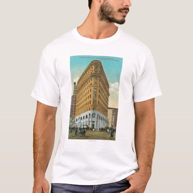 View of the Crocker Bldg and Crocker Nat'l T-Shirt (Front)