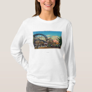 View of the Cyclone Rollercoaster # 1 T-Shirt