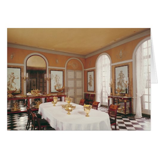View of the dining room cards (Front Horizontal)