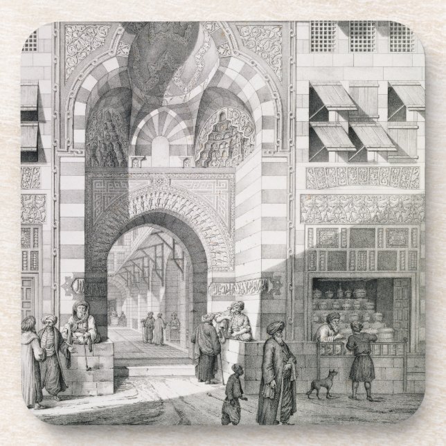 View of the Door of Okal Kaid-Bey, from 'Monuments Coaster (Front)