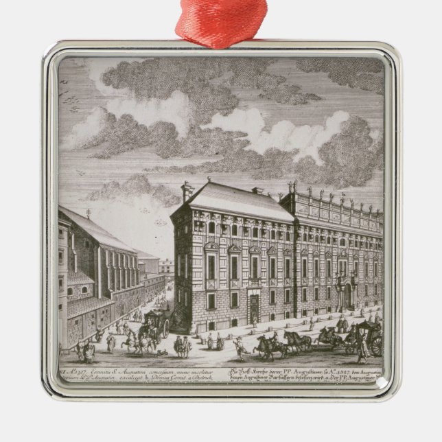 View of the Dorotheergasse showing the Metal Ornament (Front)