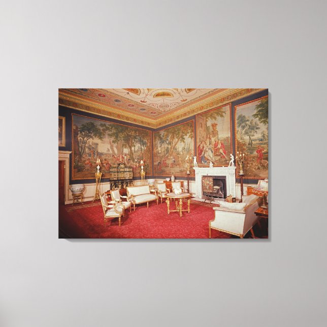 View of the drawing room canvas print (Front)