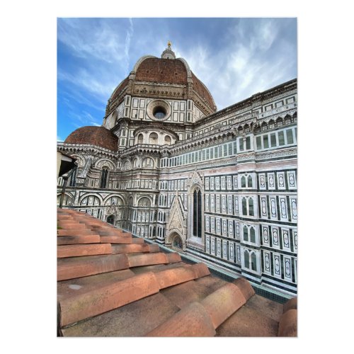View of the Duomo in Florence Italy Photo Print