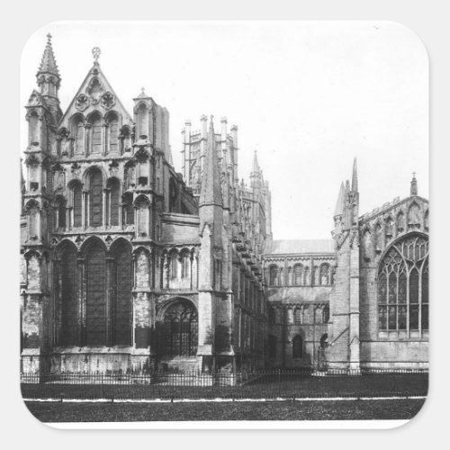 View of the east facade and the choir c1321_40 square sticker