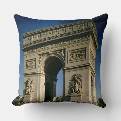 View of the East facade completed 1806_86 photo Throw Pillow