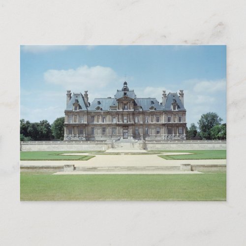 View of the East facade of Chateau de Maisons Postcard