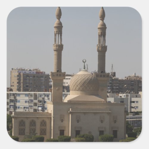 View of the Egyptian coast Square Sticker
