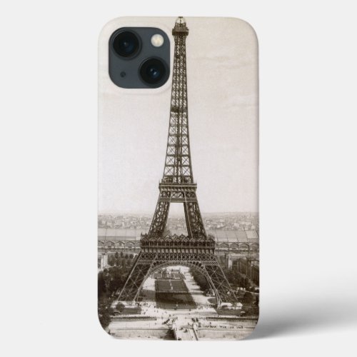 View Of The Eiffel Tower 1900 iPhone 13 Case