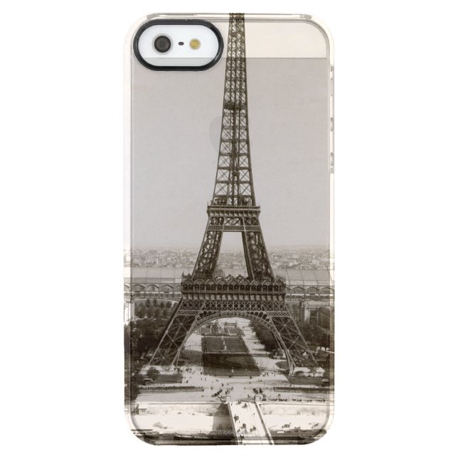 View Of The Eiffel Tower, 1900 Uncommon iPhone Case (Back)