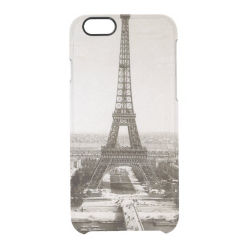 View Of The Eiffel Tower 1900 Clear iPhone 66S Case