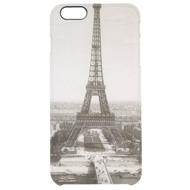 View Of The Eiffel Tower, 1900 Uncommon iPhone Case (Back)