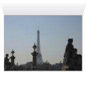 View of the Eiffel Tower Cards (Inside Horizontal (Bottom))
