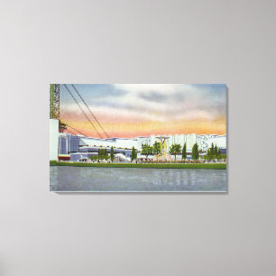 View of the Electrical Group, 1934 World's Canvas Print